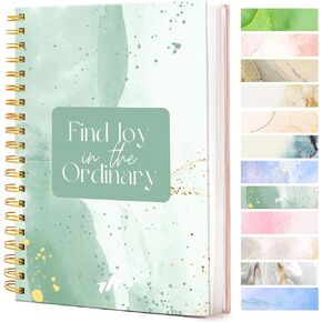 Journals for Writing - 10.25" X 7.25", 300 Pages Hardcover Spiral Notebook College Ruled, B5 Spiral Journal for Women, Aesthetic Notebook, Journaling Notebook Spiral (Keep Going)