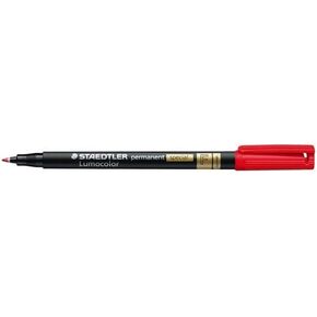 Staedtler Lumocolor Permanent Special Red Marker Fine 0.6mm box of 10