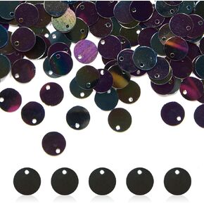 2800 قطعة من الترتر الفضفاض المستدير، 10 مم كبير من الترتر الفضفاض DIY، ترتر حرفي بالجملة للفنون والحرف اليدوية والزفاف والخياطة لتزيين المنزل (الماكارون) in Kuwait