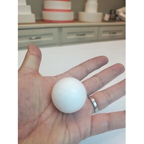 Smooth Foam Balls for Crafts and School Projects (2" Inch - 12 Balls)