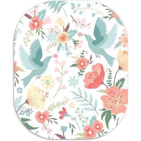 Mouse Pad, Mini Mousepad, Black Mouse Pads, Mouse Mat for Travel Desk Office Laptop Desktop Mouse Pad Computer Mouse Pad with Non-Slip Base Small Mousepad Portable 6×7 inches