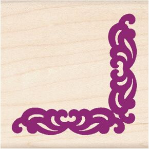 Inkadinkado(R) Rubber Stamp - Filigree Corner