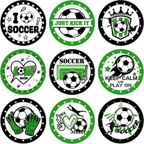 20 Sheets Tennis Sports Party Round Sticker Labels Decoration, Tennis Decals Party Supplies Favors, Round Tennis Envelope Seals Paster for Party Decorations (1.5 Inches)