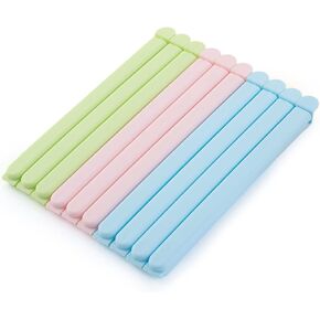 10 Pack 7.9inch Bag Clips for Food,Large Sealing Clips for Chip,Bread,Potato,Piping,Snack Storage Plastic Sealing Clips for Kitchen and Office Supplies in Saudi Arabia