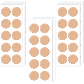 120 Pieces 10mm Earring Support Patches Stickers Waterproof Invisible Earring Stabilizers Pads Ear Lobe Support Lifters Backs Protectors for Large Heavy Earrings Droopy Ears Stud
