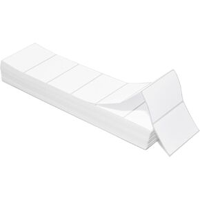 Spartan Industrial 4" X 3" Fanfold Direct Thermal Labels - 1000 Total UPC and Shipping Labels Compatible with Zebra, Munbyn, and Rollo Thermal Printers