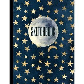 Sketchbook: 120 pages Unlined Drawing Fantasy Notebook, 8.5x11 Large Sketch Book for Doodling or Sketching Journal