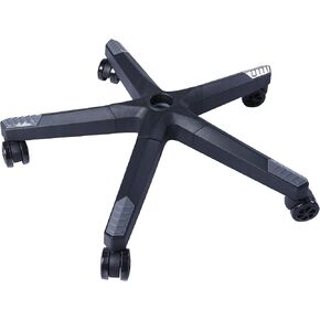 Frassie 28 inch Nylon Gaming Chair Base Replacement with 5 Casters, Heavy Duty Office Chair Base Part