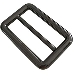 1-1/2 Inch (38mm) Metal Slide Buckle Triglide Strap Keeper Zinc Alloy Adjustable Triglide Buckle Fasteners Bag Belt Slider Triglide Adjuster 10 Pcs