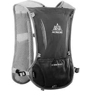 AONIJIE 5L Outdoor Sport Multifunctional Camping Backpack Cycling Running Climbing Hiking Hydration Vest Pack with 500ml Soft Flask