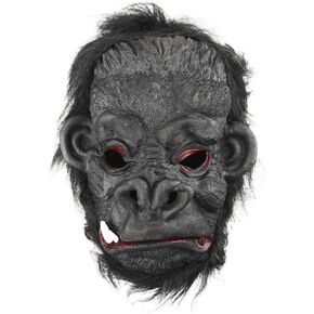 Halloween Costumes Monkey Gorilla Full Head Mask Scary Latex Animal Creepy Chimp Ape Mask Cosplay Party Props