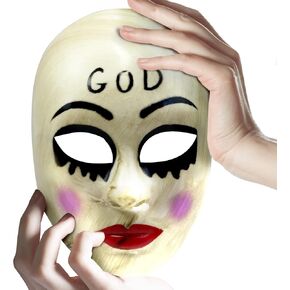 The Purge Anarchy Evil Smiley Mask Horror Killer GOD Masks Halloween Haunted Costume Cosplay