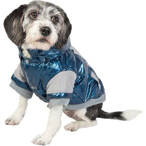 Sporty Vintage Aspen Pet Ski Jacket, Medium, Red