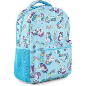 My Little Pony Classic Backpack - Featuring Twilight Sparkle, Rainbow Dash, and More - Officially Licensed MLP Kids School Bag