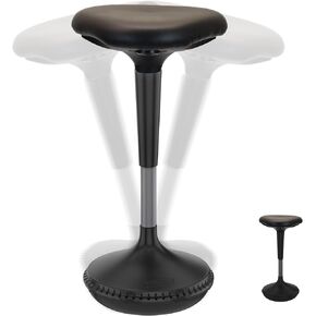 Wobble Stool Standing Desk Stool - tall office chair for standing desk chair wobble stools for classroom seating adhd chair height adjustable stool 23-33" Active stool for standing desk wobble chairs