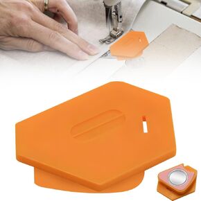 Magnetic Seam Sewing Guide, Multifunctional Hemmer Magnetic Seam Guide with Scale Removable Polygonal Magnetic Sewing Seam Guide, Universal Sewing Machine Sewing Guide Accessories for Beginners