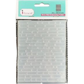 Dress My Craft Brick Wall Embossing Folder