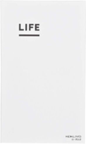 Kokuyo JIBUN_TECHO Life Log Notebook ،A5 رفيع (8.3 بوصة × 4.9 بوصة)، 40 ورقة، ورق MIO، استيراد اليابان (NI-JCL3) in Saudi Arabia