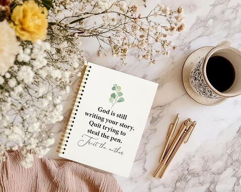 Bible Philippians 4:13 Journal for Women,Christian Inspirational Spiral Bible Notebooks,Scripture Hardcover Spiral Notebook 5.5x8.3 in Kuwait