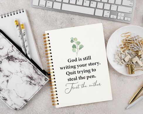 Bible Philippians 4:13 Journal for Women,Christian Inspirational Spiral Bible Notebooks,Scripture Hardcover Spiral Notebook 5.5x8.3 in Kuwait