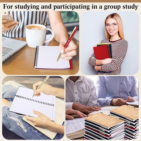 Kosiz 100 Pcs Christmas Christian Gifts Prayer Journal for Women Bulk A5 Spiral Notebook Scripture Notepad Bible Verse Ballpoint Pen Christmas Party Gifts Religious God Church Favors for Women Men in Saudi Arabia