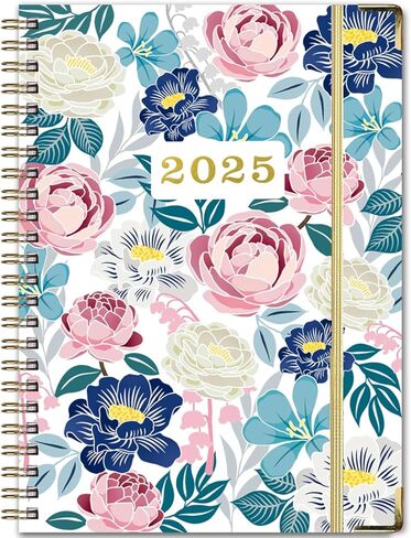 2026 Planner, Monthly and Weekly Calendar 2026, Jan.2026-Dec.2026, 8.5'' x 6.5'' with Monthly Tabs, Flexible Hardcover, Thick Paper, Back Pocket, Strong Twin-Wire Binding, Holiday Reminder in Saudi Arabia