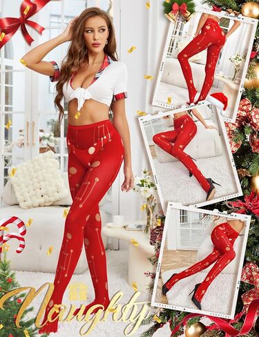 RSLOVE Fishnet Stockings for Women Sexy High Waist Pantyhose Halloween Thigh High Stockings for Womens Girls One Size in Saudi Arabia