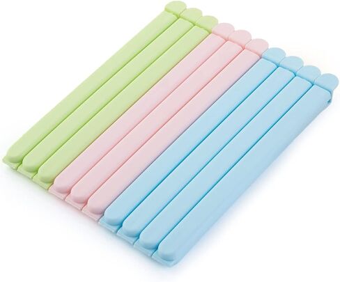 10 Pack 7.9inch Bag Clips for Food,Large Sealing Clips for Chip,Bread,Potato,Piping,Snack Storage Plastic Sealing Clips for Kitchen and Office Supplies in Saudi Arabia