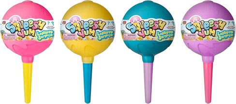 JA-RU Lollipop with 5 Surprise Squishy Toy Inside (4 Mystery Lollipop) Mochi Squishy for Kids. Mini Animal Squishies Fidget Stress Toys. Easter Basket Stuffers Party Favors. 3336-4s in Kuwait