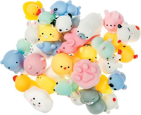 JA-RU Lollipop with 5 Surprise Squishy Toy Inside (4 Mystery Lollipop) Mochi Squishy for Kids. Mini Animal Squishies Fidget Stress Toys. Easter Basket Stuffers Party Favors. 3336-4s in Kuwait