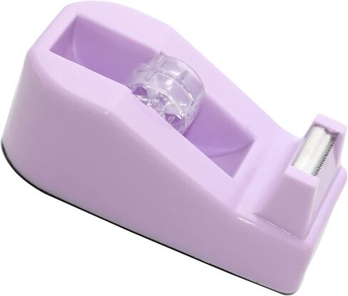 WELSTIK Desktop Office Tape Dispenser Non-Skid Base, for Packaging in Office,Restaurant, Flower Shop,Cake Shop,Pink in Kuwait