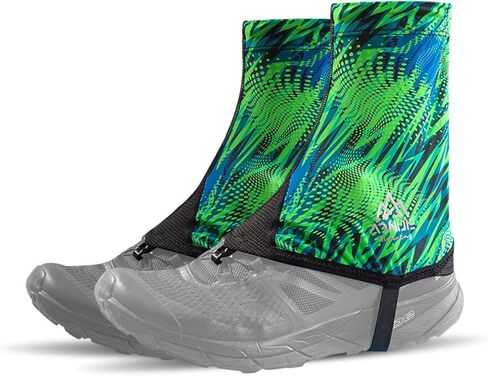 أغطية أحذية واقية من Azarxis Low Trail Gaiters عاكسة للكاحل مع حماية من الأشعة فوق البنفسجية للوقاية من الرمال المسامية للنساء والرجال والشباب والمشي لمسافات طويلة والتسلق (أرجواني) in Kuwait