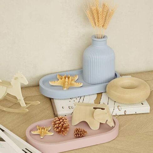 قطعتان/مجموعة قوالب سيليكون للمزهرية، قالب راتنج السيليكون، مجموعة أواني الزهور، قوالب وصينية للحرف اليدوية، ديكور المنزل (أبيض) in Kuwait