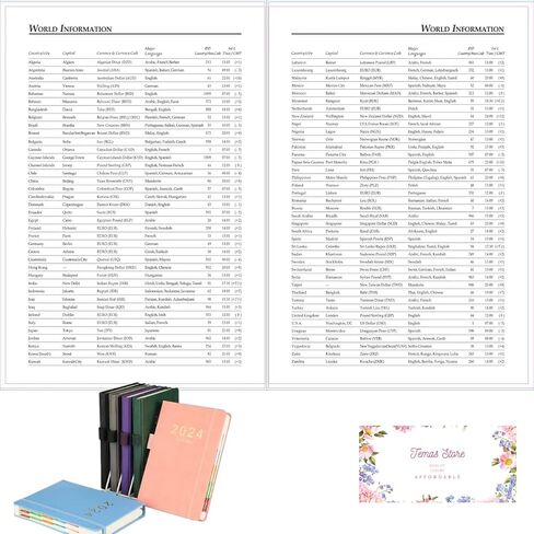 A5 Diary 2024 Day Per Page from Jan 2024 to Dec 2024, A5 Daily Planner with Monthly Tabs, Pen Loop and Inner Pocket, Diaries Office Work Planner Desk Organiser Diaries for Students Office (Blue) in Saudi Arabia