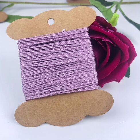 خيط نايلون للأساور 0.8 مم 20 لونًا حبل حياكة صيني خيط نايلون للأساور المضفرة والخرز والقلائد وحرف المكرامية وأجراس الرياح وصناعة المجوهرات in Kuwait