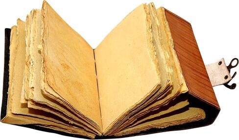 Bagsifi Handmade Leather Embossed Journal Blank Book of Shadows|Notebook Office Diary| Book |Poetry Book|Sketch Book|Writing Pad|NotePad|Planner (7"x 5" Inch) in Saudi Arabia