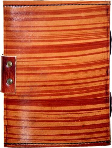 Bagsifi Handmade Leather Embossed Journal Blank Book of Shadows|Notebook Office Diary| Book |Poetry Book|Sketch Book|Writing Pad|NotePad|Planner (7"x 5" Inch) in Saudi Arabia