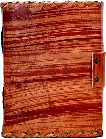 Bagsifi Handmade Leather Embossed Journal Blank Book of Shadows|Notebook Office Diary| Book |Poetry Book|Sketch Book|Writing Pad|NotePad|Planner (7"x 5" Inch) in Saudi Arabia