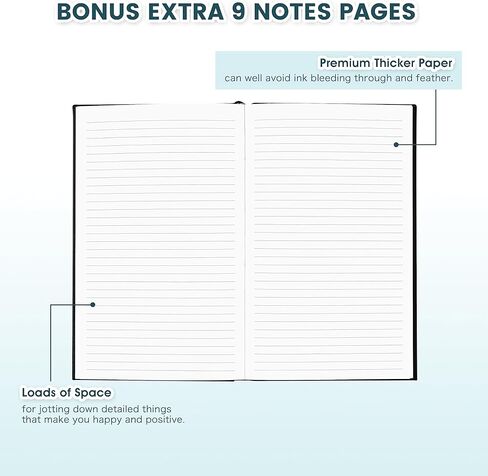 مجلة إرشادية للانعكاس اليومي - مجلة إرشادية يوميًا، مجلة يومية لمزيد من السعادة واليقظة والإنتاجية والتأمل، مجلة يومية إرشادية للانعكاس للنساء والرجال، 13 بوصة × 21 بوصة، غلاف فني in Kuwait