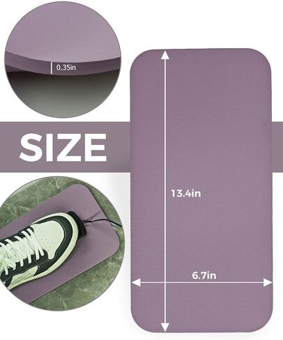 Sewing Machine Pedal Mat, Quilting Supplies for Non-Slip Surface, Floor Protection, Noise Reduction, Vibration Reduction(13.4 * 6.8 * 0.35in,1piece) (Light Purple) in Saudi Arabia