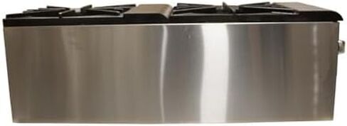 18" Heavy-Duty Natural Gas Stock Pot Stove | Countertop Hot Plate Range for Restaurant Catering | (1) Burner, 110,000 BTU | 18"W x 23"D x 23"H, Stainless Steel (Included: LP Conversion Kit) in Saudi Arabia