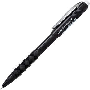 Pentel Twist-Erase GT, 0.5mm, Mechanical Pencil Transparent Black barrel, Box of 12 (QE205A)