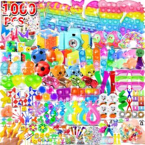1000pcs Party Favors for Kids, Fidget Toys Pack, Stocking Pinata Stuffers, Birthday Toys, Prize Box, Treasure Box, Goodie Bag Stuffers,Carnival Prizes