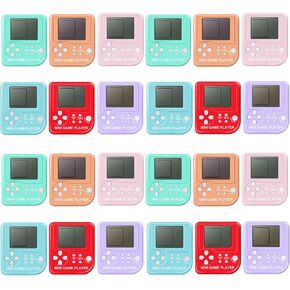 24 Pack Video Game Party Favors for Kids Video Game Keychain Video Game Birthday Party Supplies