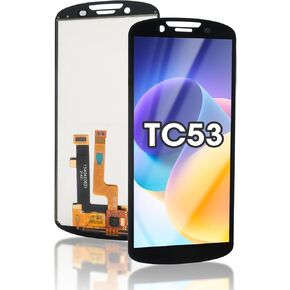 TC53 LCD Screen Replacement for Zebra TC53 TC58 Barcode Scanner Mobile Computer, LCD Module with Touch Screen Digitizer Assembly for Efficient Replacement