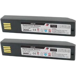 Artisan Power Replacement Battery for Honeywell (Pack of 2) | 2600 mAh | Lithium-Ion Cells | Series 3820, 4820, 6320 & Xenon 1902 | Replace OEM Part Number 100000495, BAT-SCN01 & 50121527-002