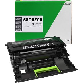 58D0Z00 Black Imaging Unit Replacement for Lexmark 58D0Z00 Imaging Unit Compatible with B2865dw MS821dn MS821n MS823dn MS825dn MS826de MS725dvn MX721ade MX722ade MX822ade MX826ade Printer