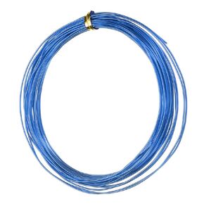 uxcell 18 Gauge 1mm Aluminum Wire, 32.8 Ft(10m) Bendable Metal Wire Jewelry Craft Wire Beading Armature Wire for DIY Crafts Wreath Making Sculpting Floral Bonsai Trees, True Blue