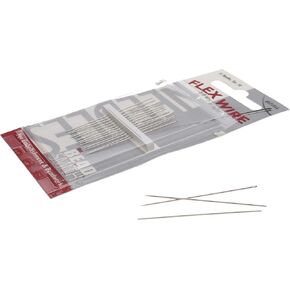 The Beadsmith Flex Wire Needles, Pack of 16, European Quality, Use with 0.010" Diameter Flex Wire or Smaller and for Loom Weaving Beadwork, Off-Loom Stitching and Jewelry Making with Seed Beads