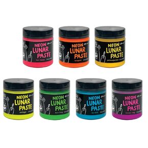 Ranger Ink Ranger Simon Hurley Neon Lunar Paste Bundle of 7 - Dart Frog, Hot Mess, Mood Ring, No Chill, Tangent, Voltage, and Yellowjacket. March 2024 Release Tim Holtz